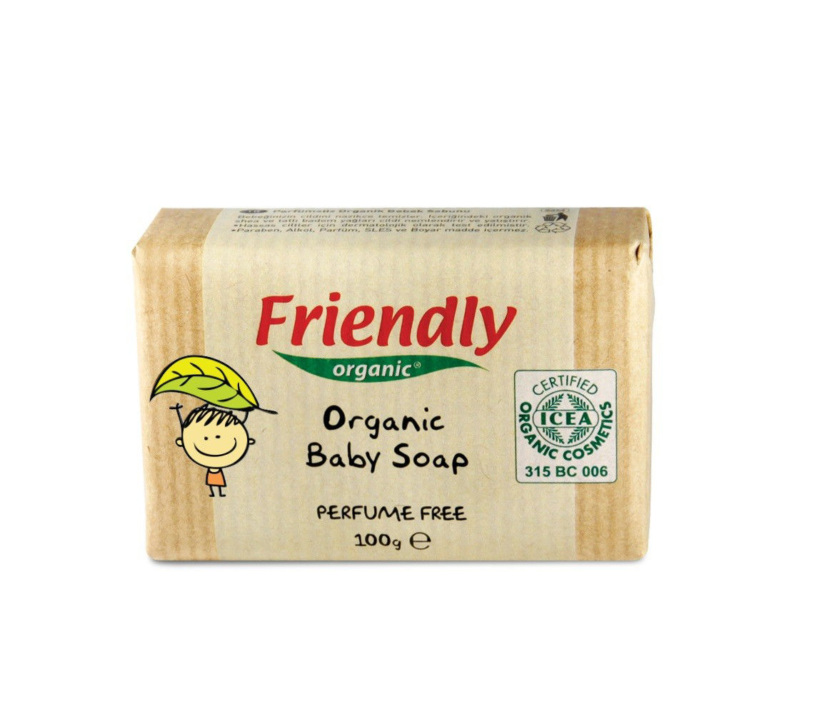 Friendly Organic Parfümsüz Bebek Sabunu 100 gr Ne