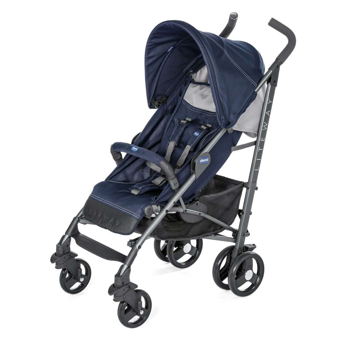 Chicco Lite Way 3 Top Baston Bebek Arabası Lacivert