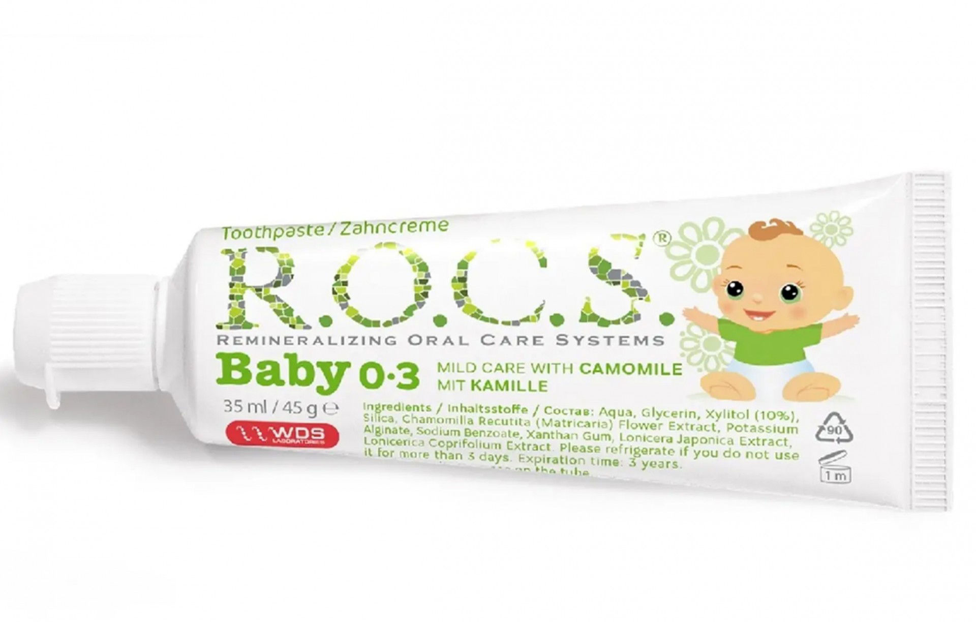 Rocs Baby Papatya Özlü Diş Macunu (03Yaş) Ne Ararsan Ne