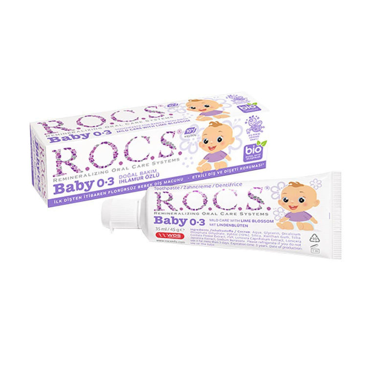 Rocs Baby Ihlamur Özlü Diş Macunu 45 g (03Yaş) neiste