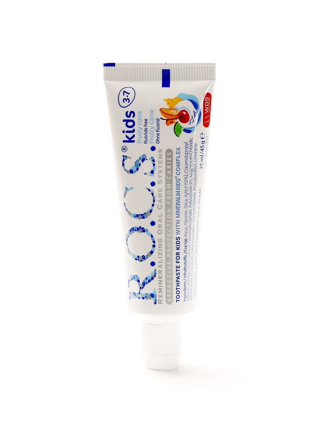 Rocs Kids Floridsiz Meyve Külahı Diş Macunu 45g (37 Yaş